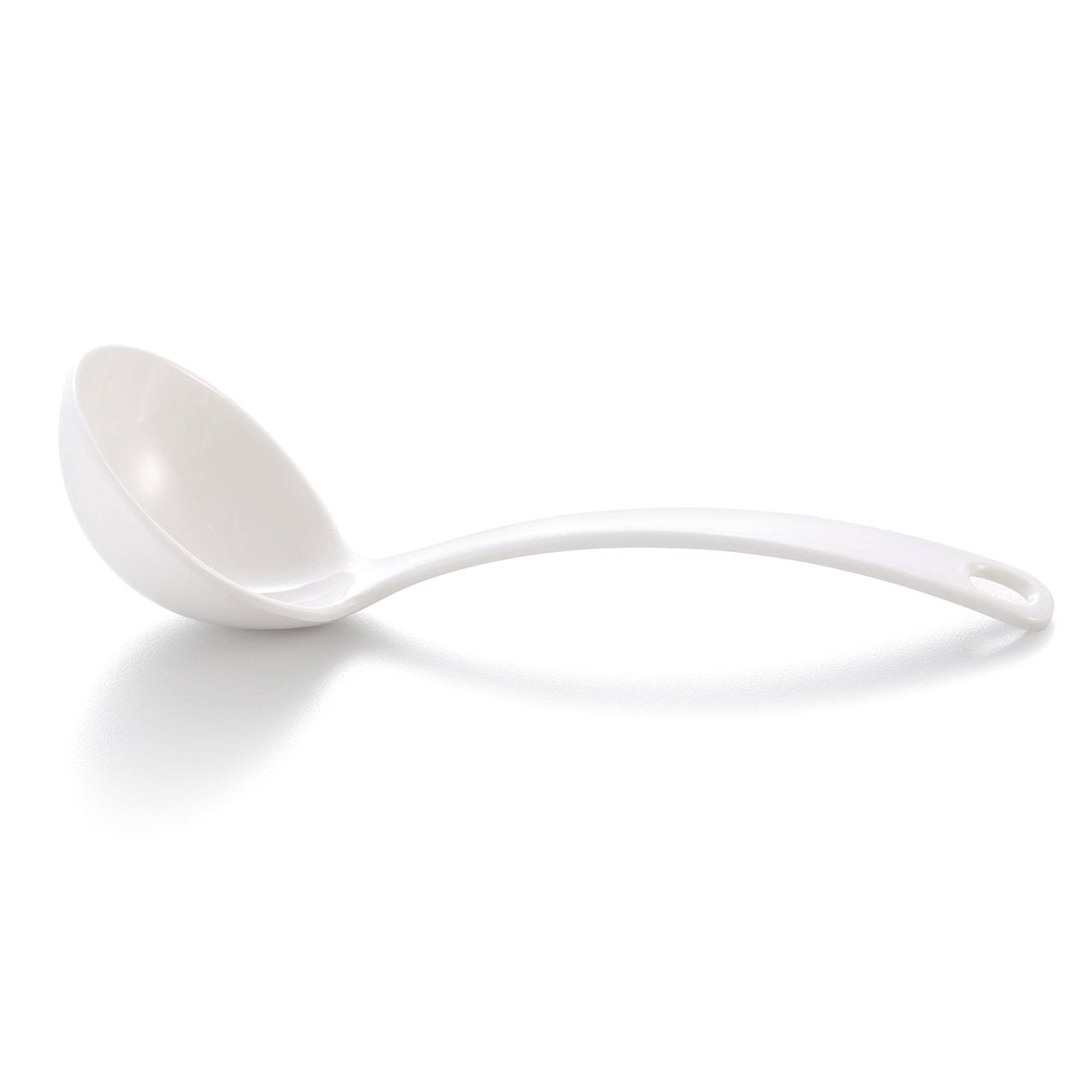 Melamine Ladle Spoon White 27X7.5cm