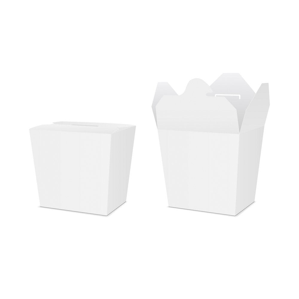 Paperboard Pail No Handle 8oz White 25pcs