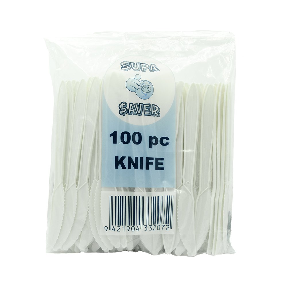 Disposable Knives Reg 100 Pieces