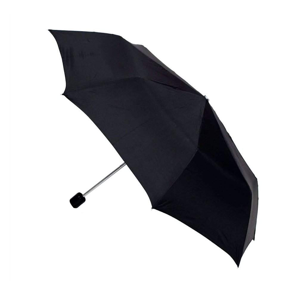 Umbrella 3 Fold Heavy Duty Black 53cm