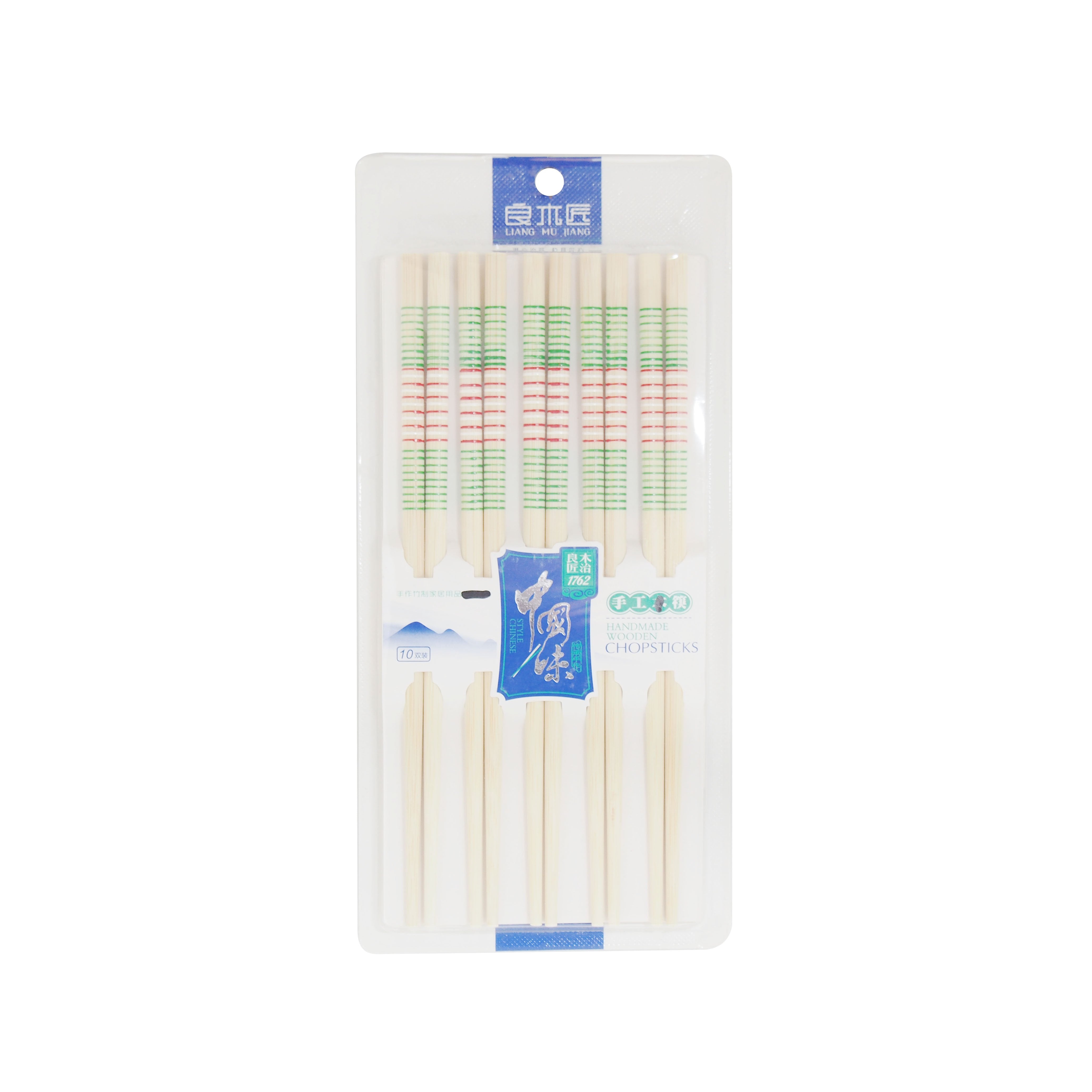 Bamboo Chopsticks White  9" 10 Pairs