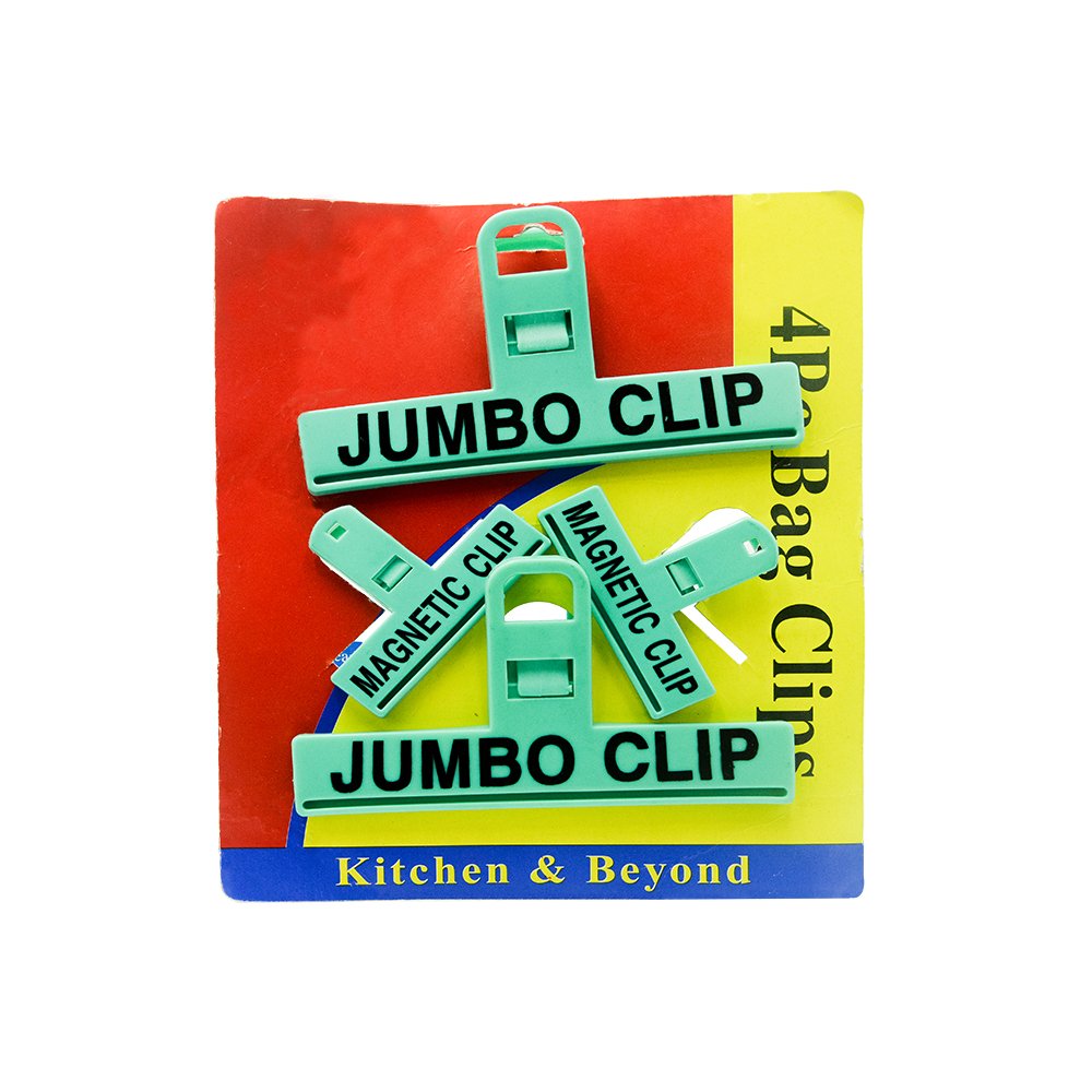 Jumbo Bag Clips 4pcs