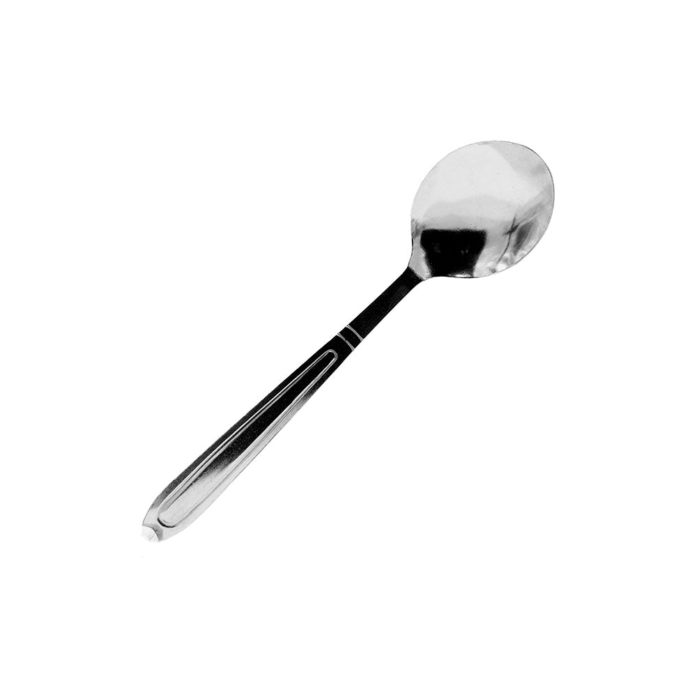 Steel Plated Soup Spoon (E)