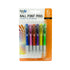 Ball Point Pens Rubber Grip 6pcs