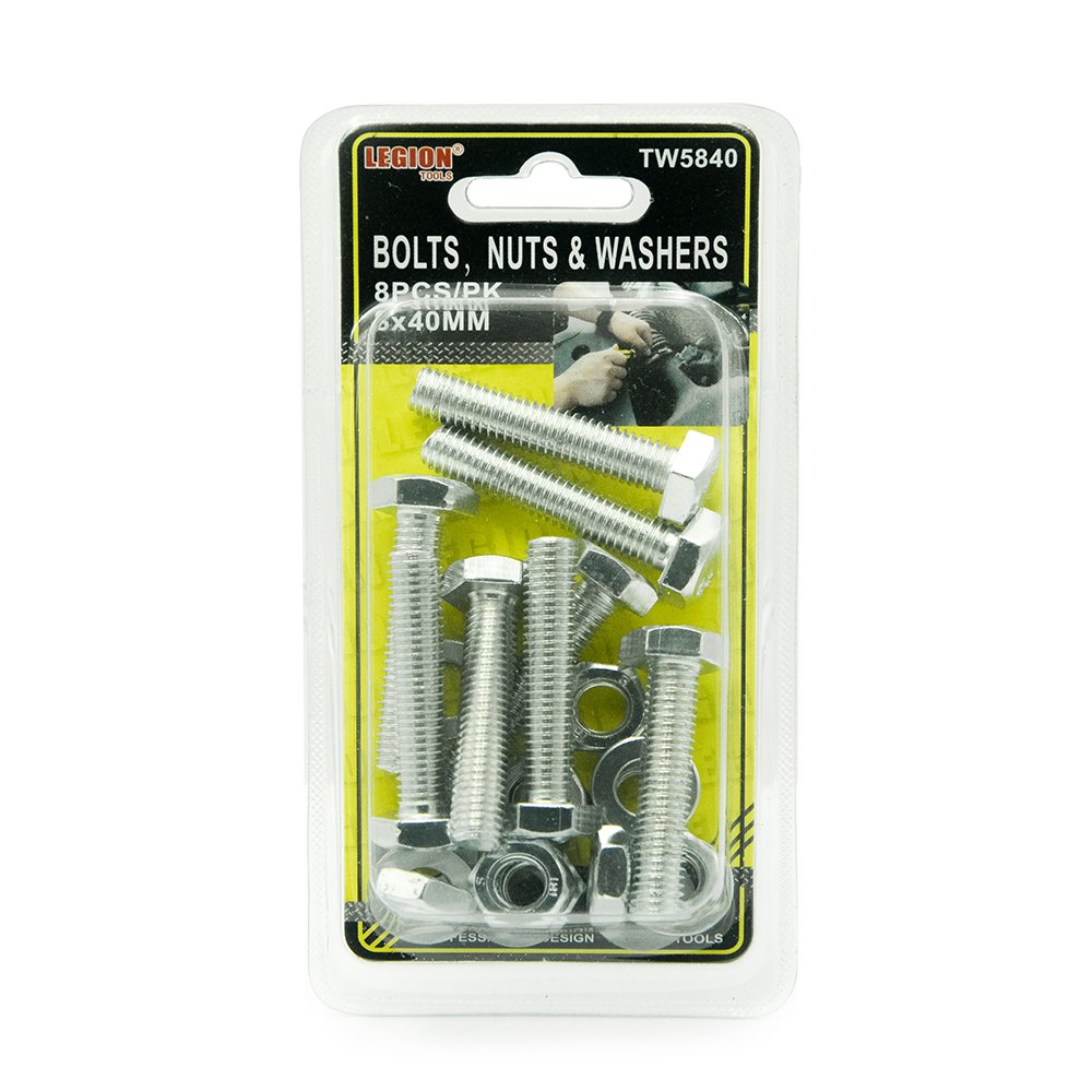 Bolts Nuts Washers 8pcs