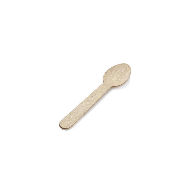 Disposable Wooden Spoons 14cm 100pcs