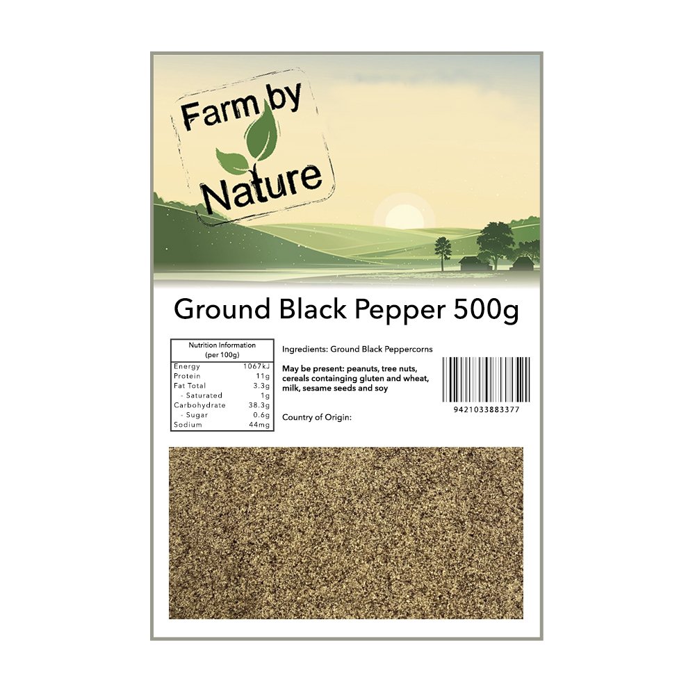 Black Pepper Ground 500g