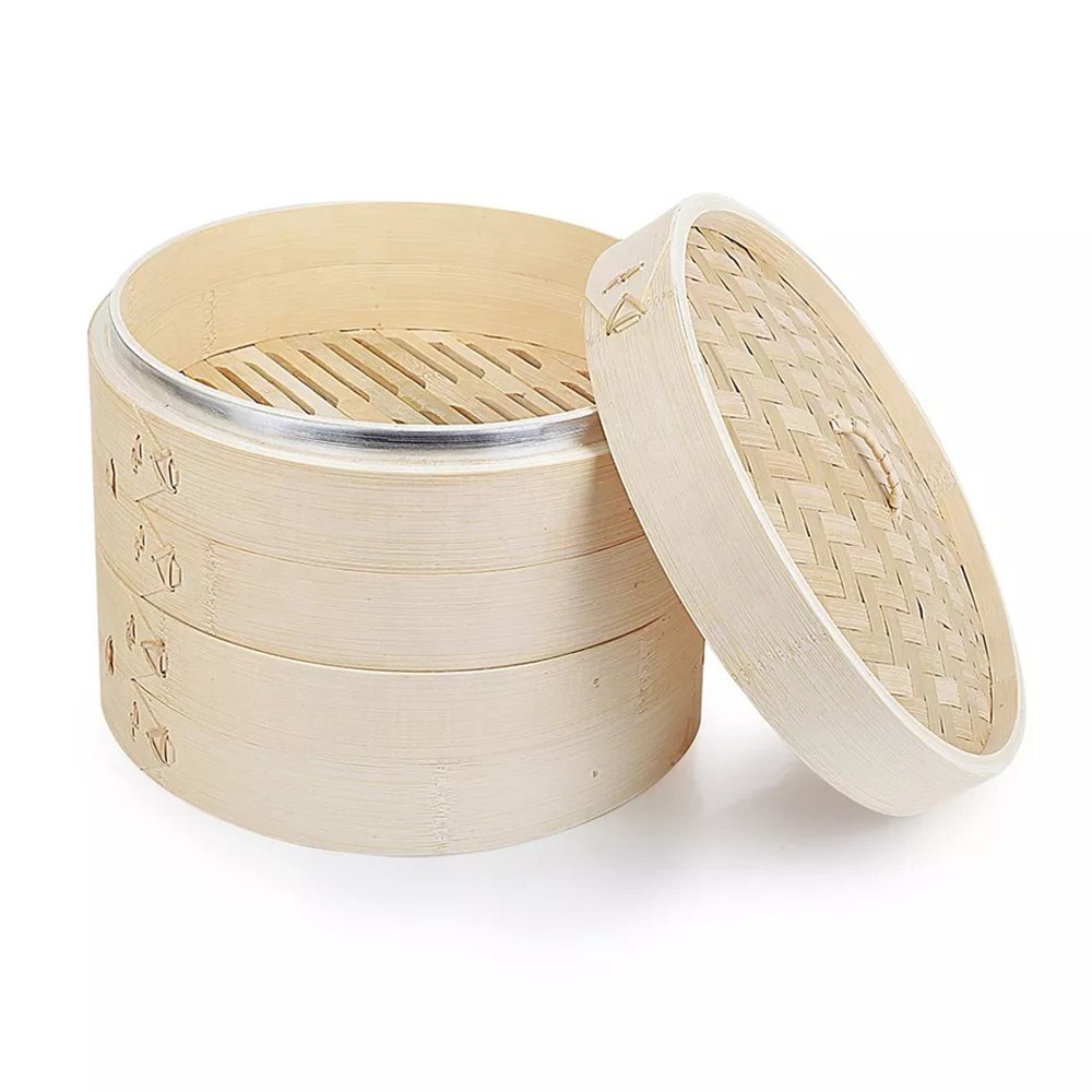 Bamboo Basket Steel Rim 225mm 9" (6")