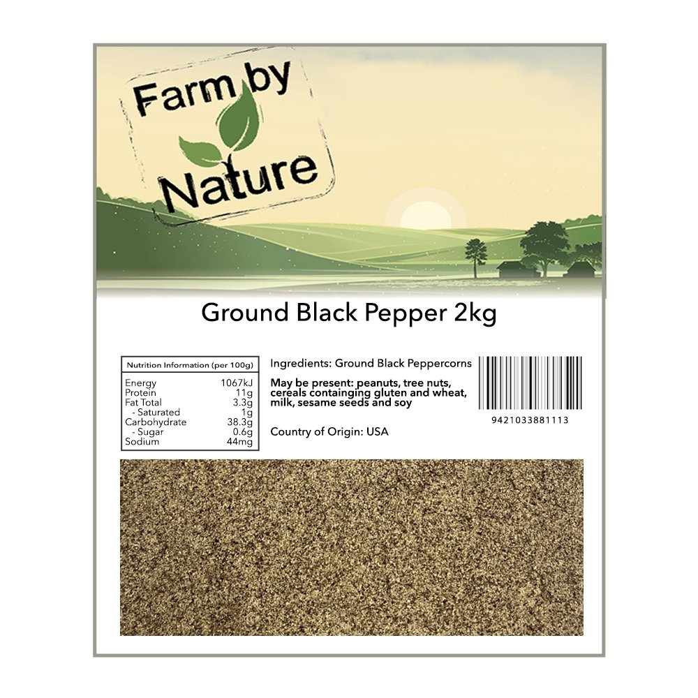 Black Pepper Ground 2kg