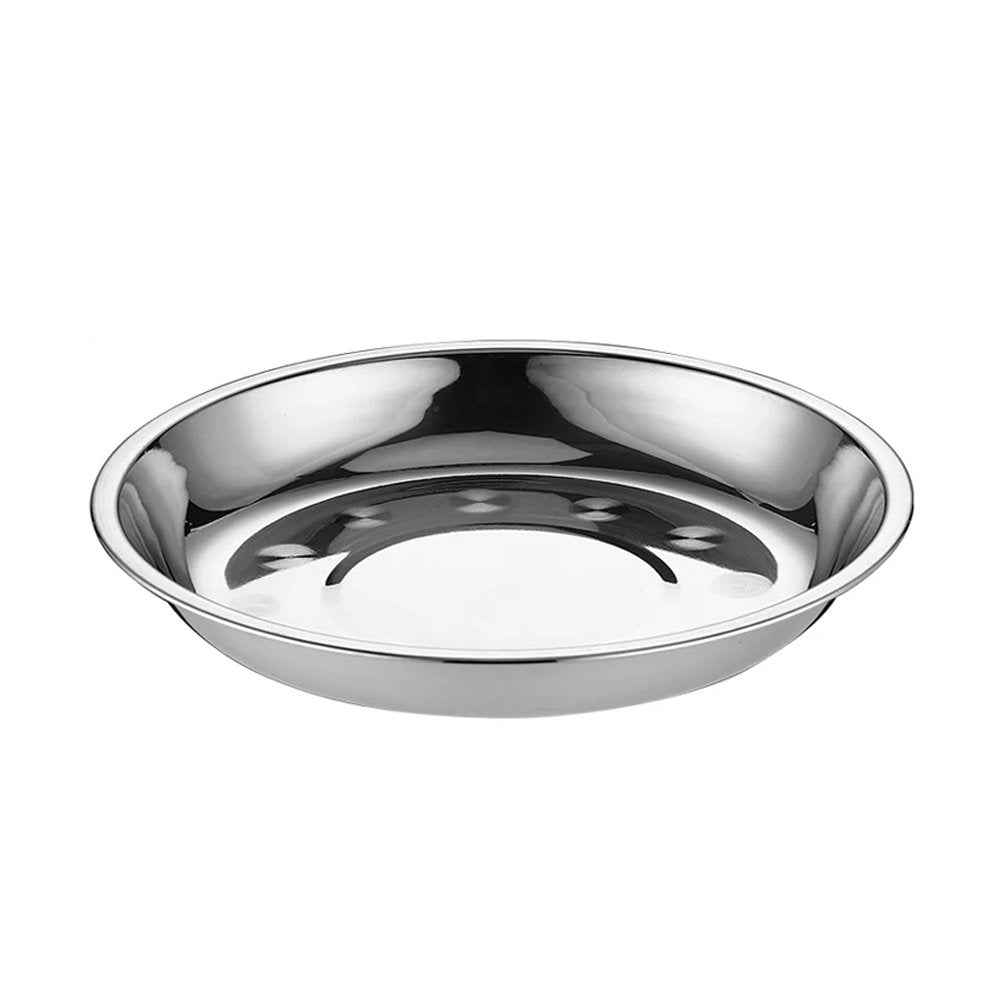 Machined Stainless Steel Deep Dish 24cm