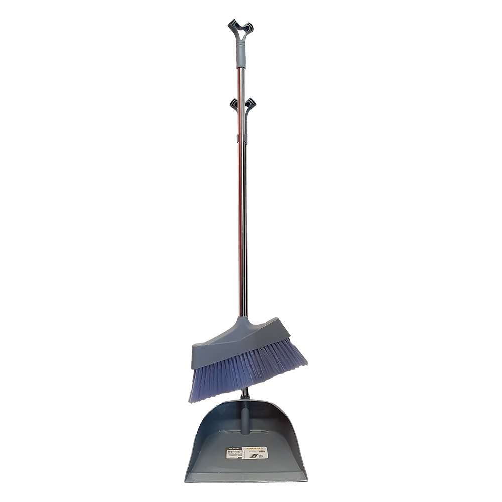 Plastic Broom & Shovel Set