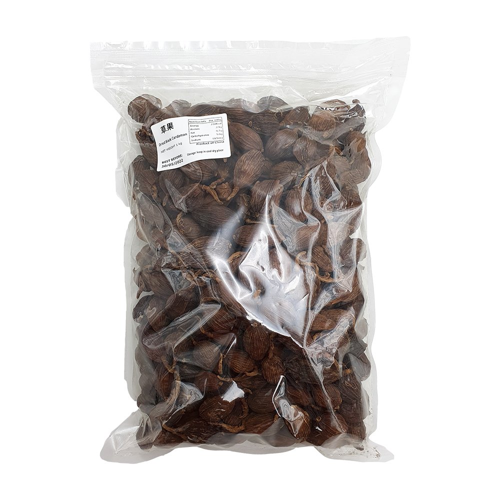 Dried Black Cardamom Tsaoko 1kg