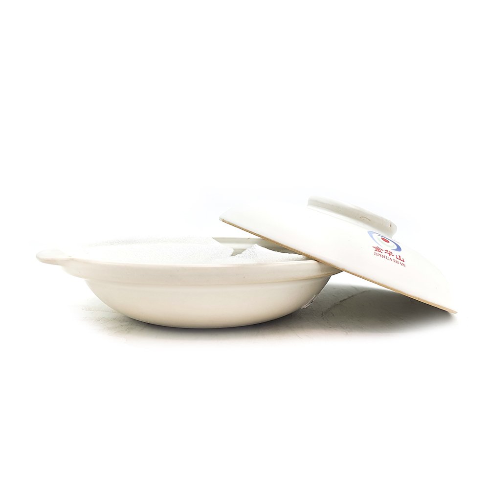 Clay Pot Shallow White 7"