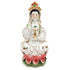 Guanyin Sitting Lotus Buddha 14" Colour