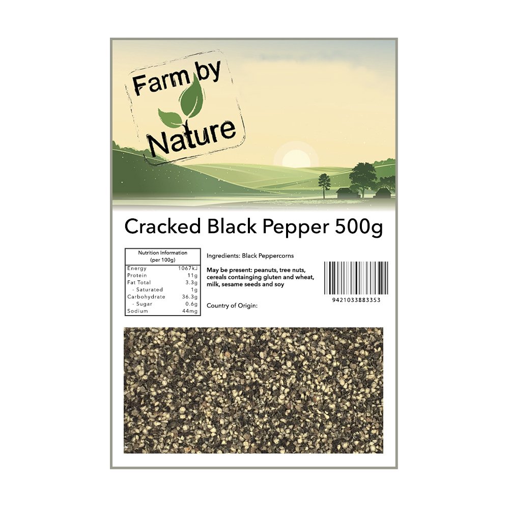 Black Pepper Cracked 500g