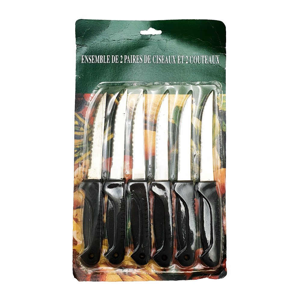 Life Style Coloured Kitchen Knife Set 6pcs