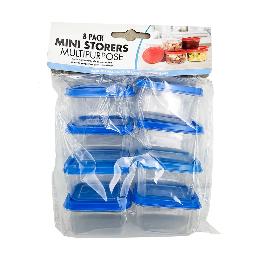 Mini Storage Containers 8 Pieces