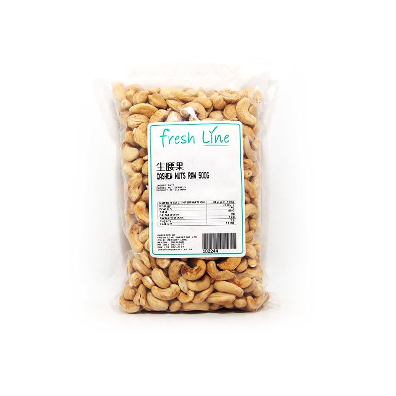 Raw Whole Cashew Nuts 500g