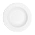 Crockery Plate Lotus Shape White 7.5"