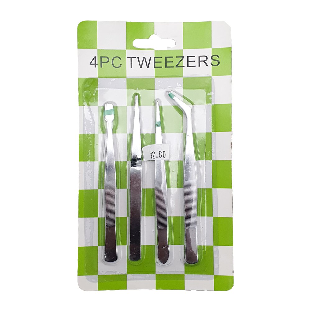 Tweezer Set 4pcs