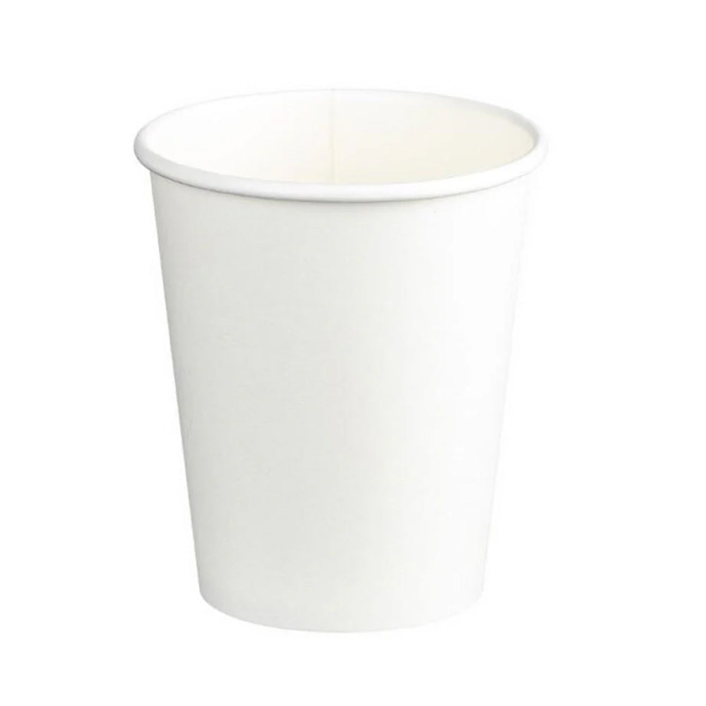 Coffee Cup Single Wall 8oz (White)