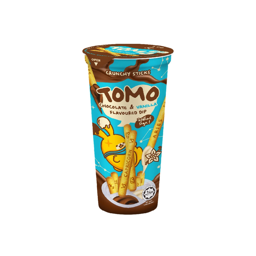 Tomo Crunchy Stick Chocolate & Vanilla 40g