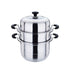 Stainless Steel Steam Pot 3 Tier 28cm