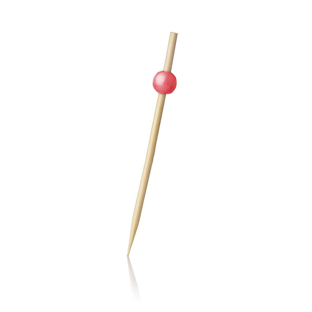 Ball Top Skewer 12cm (Red) 100pcs