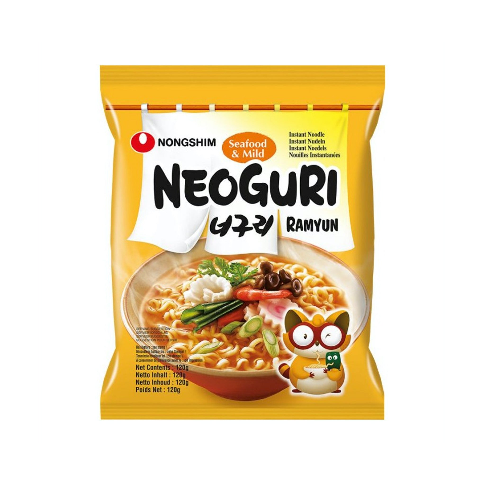 Neoguri Seafood & Mild 5's x 120g