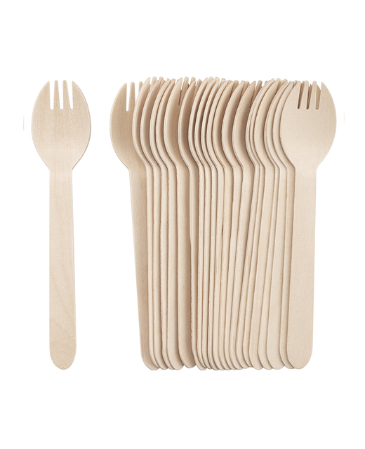 Wooden Spork 160mm