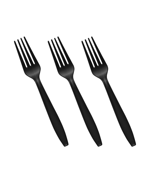 Disposable Forks Regular (Black) - Packaging-Plastic Products-Cutlery ...