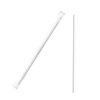 Paper Regular Straight Straws Wrapped - White 6mm x 200mm