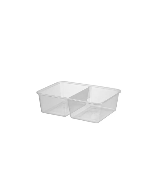 SS6502C Rectangular Container 2-Compartment 650ml