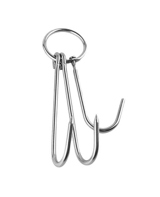 Stainless Steel Double Roast Meat Hook