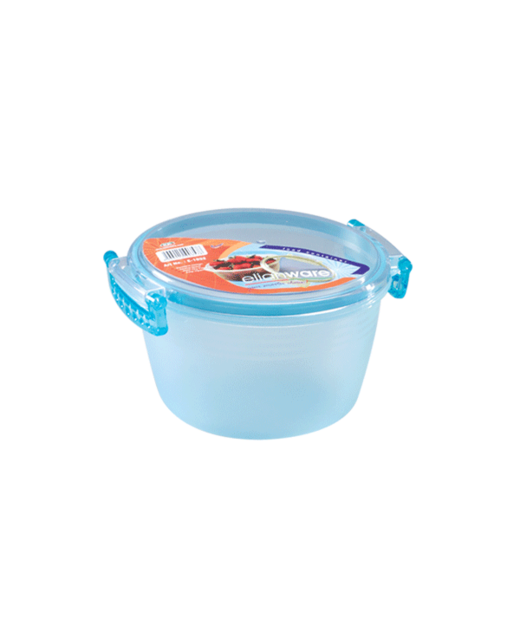 Round Food Container With Clip (Large)