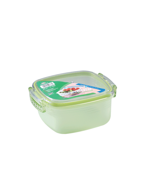 Square Food Container With Clip (Large)