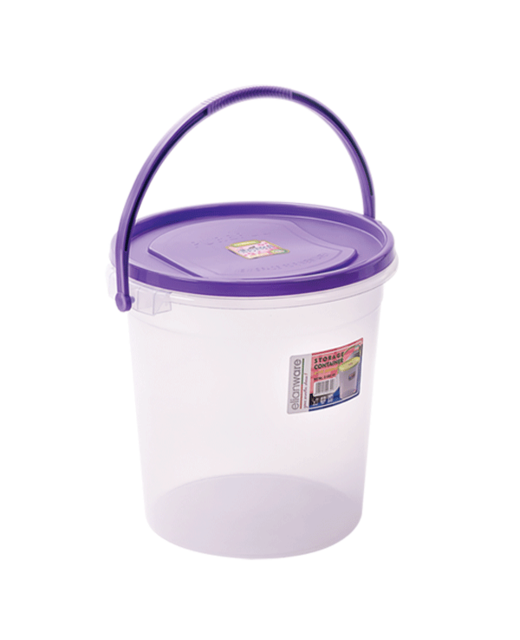 Round Storage Container With Handle