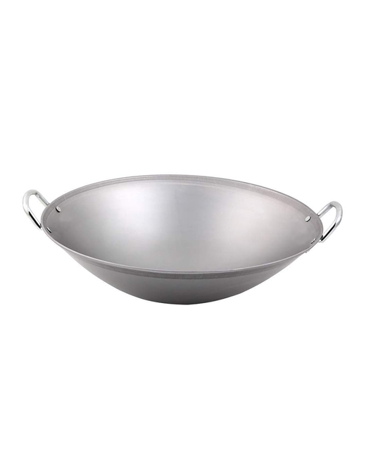 Round Edge Steel Wok