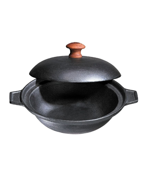 Iron Hot Pot With Lid