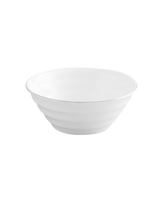 Crockery Horn Shape Bowl (White)