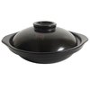 Shallow Clay Pot With Handle 700ml (Black)