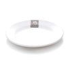 Melamine Round Flat Plate (White)