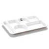 Melamine Six Sides Tray (White)