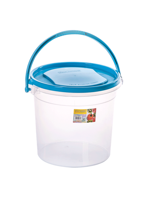 Round Storage Container With Handle