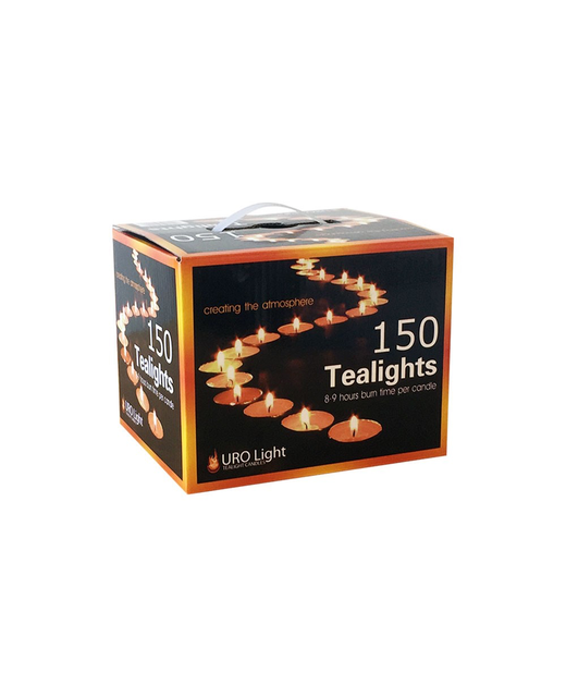 Uro Light Tealight Candles 8-9hrs 