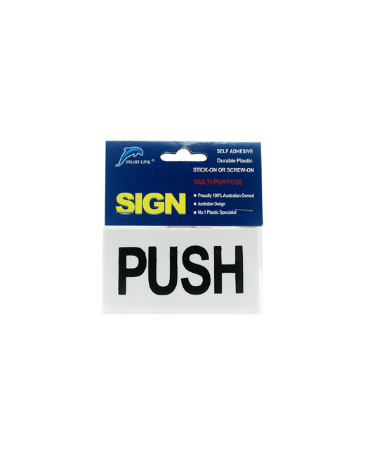 Plastic Sign [Push]