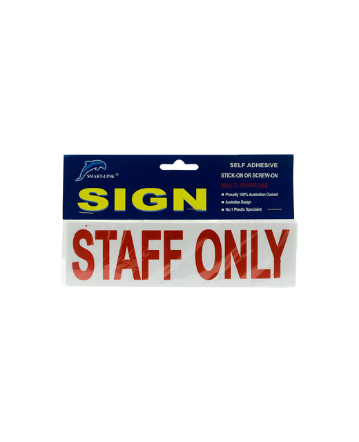 Plastic Sign [Staff Only]