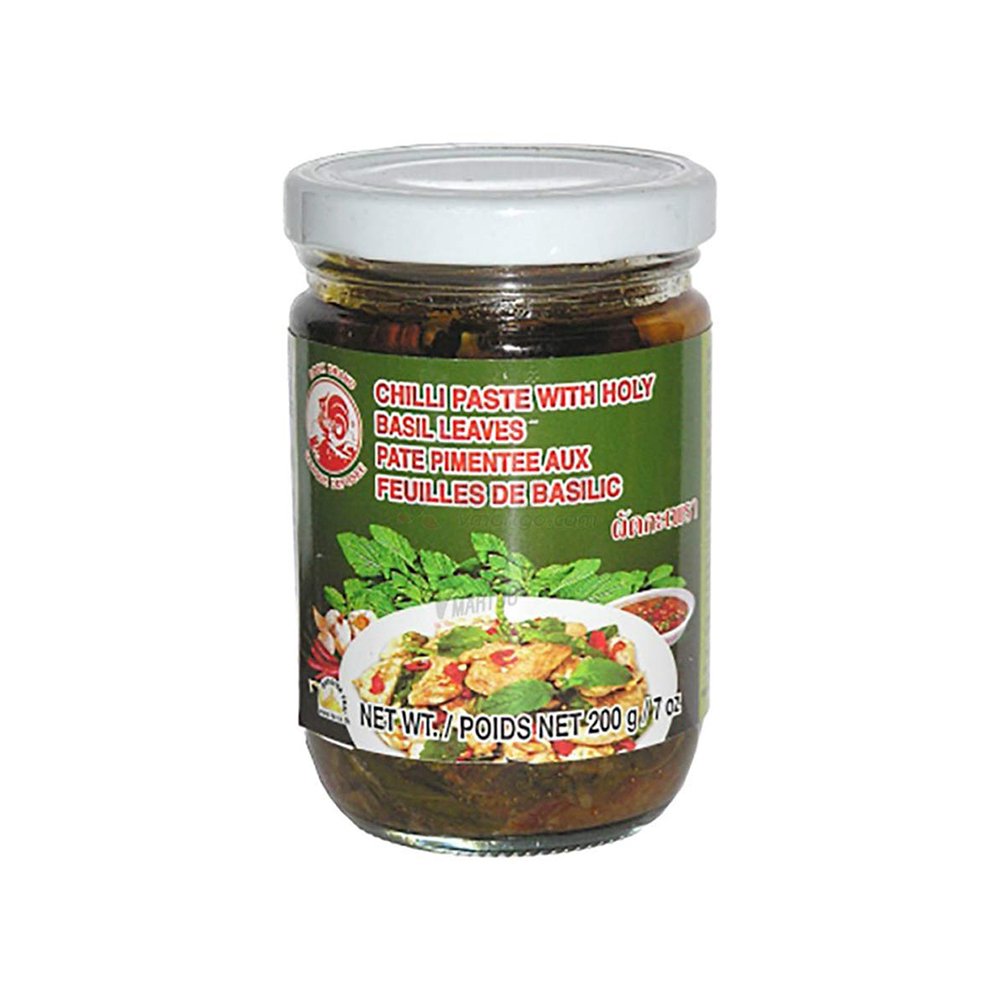 Chilli Paste Holy Basil Leaves Grocery Sauces Pastes Soy