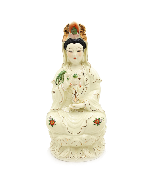 Guanyin Sitting Lotus Budhha (Plain)